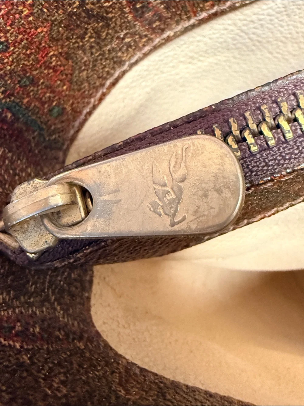 Etro Milano Paisley Bucket Tote  with Tortoise Lucite Handles - Picture 11 of 16